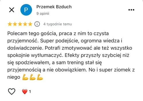 Opinia w Google, 5/5