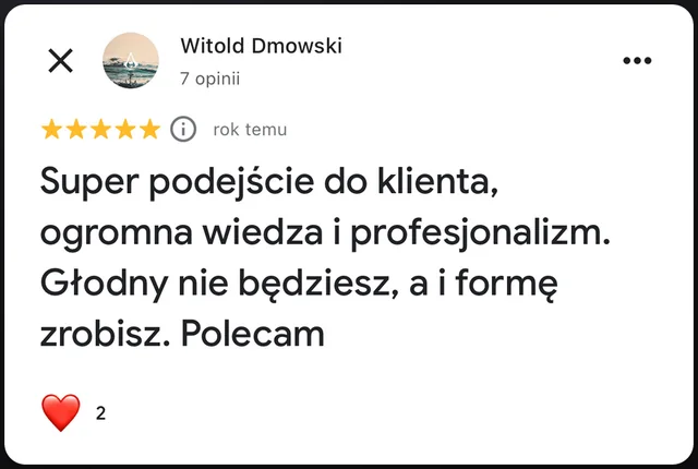 Opinia w Google, 5/5