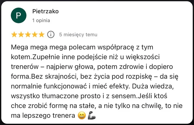 Opinia w Google, 5/5