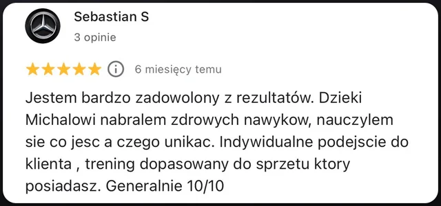 Opinia w Google, 5/5